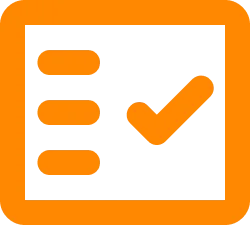 Professor review card icon