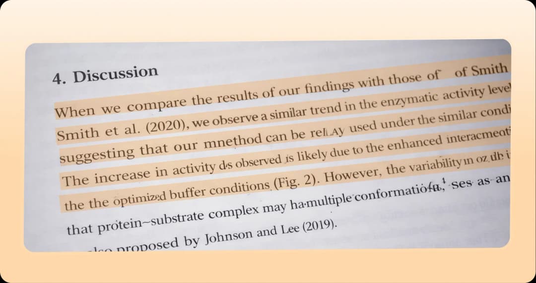 Step 1: Identify sections