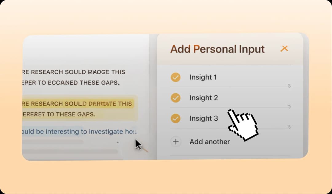 Step 6: Add 3–5 personal observations