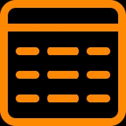 High information density icon