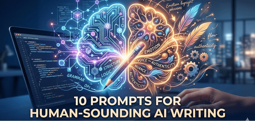 10 Prompts for Human-Sounding AI Writing (And How to Automate It) 10 Prompts for Human-Sounding AI Writing (And How to Automate It)
