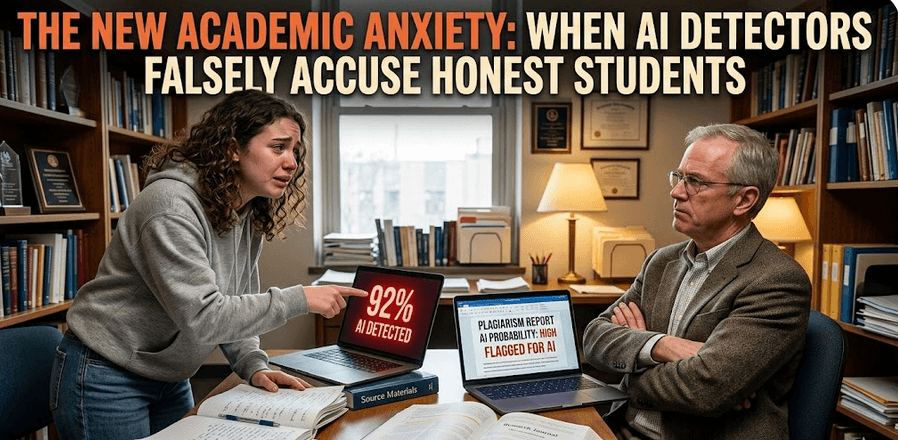 The New Academic Anxiety: When AI Detectors Falsely Accuse Honest Students The New Academic Anxiety: When AI Detectors Falsely Accuse Honest Students